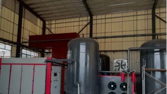 萬(wàn)仕智稀貴金屬合作雙級(jí)壓縮空壓機(jī)案例